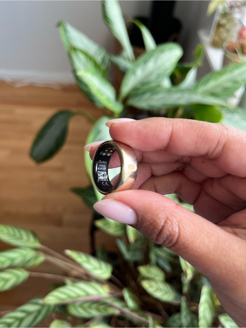 WORKING Oura Ring 3 Horizon Gold, Size 7